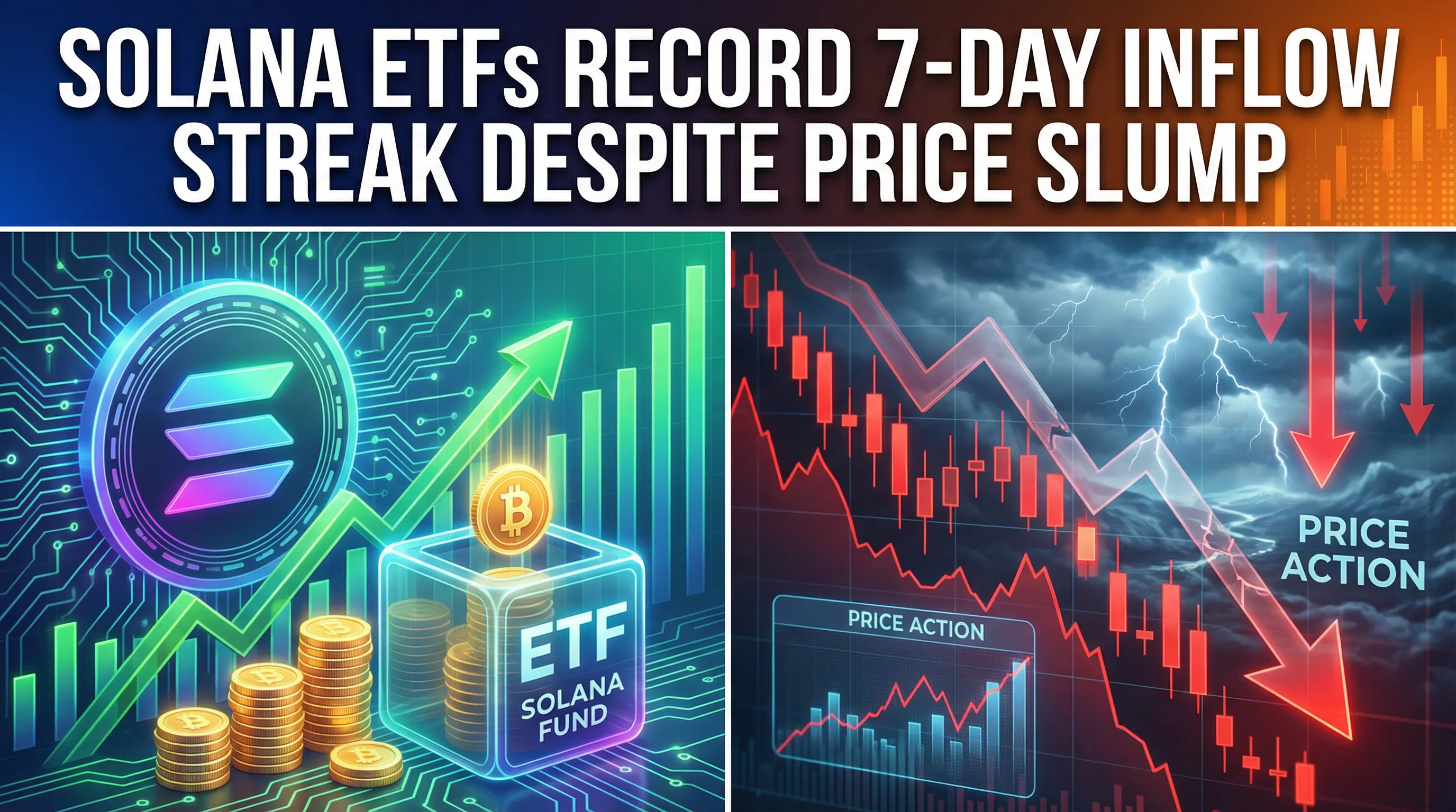 Solana ETFs Defy Market Downturn with 7 Consecutive Days of Investor Inflows
