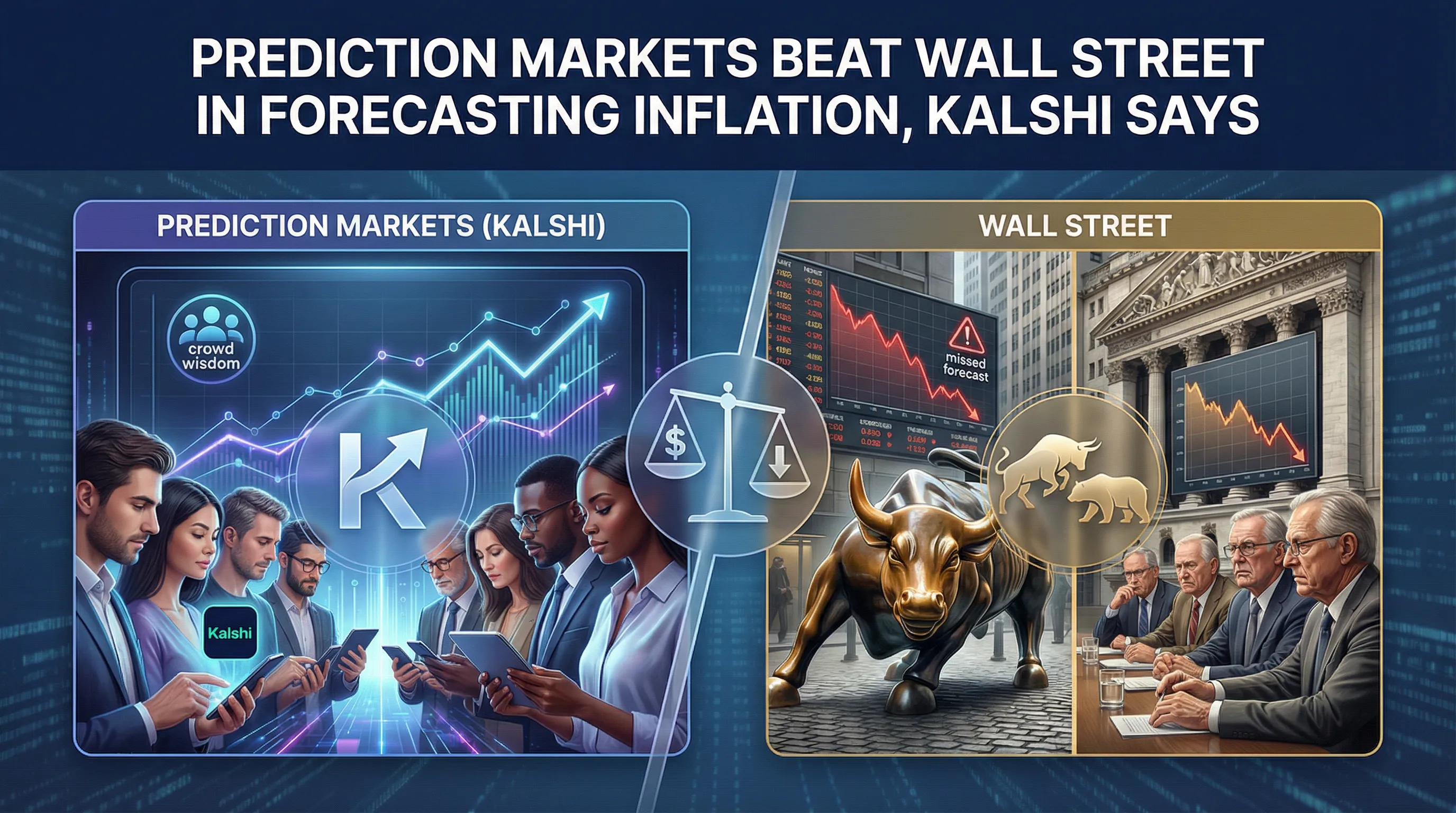 Prediction Markets Outperform Traditional Economists in Inflation Forecasting, New Study Reveals